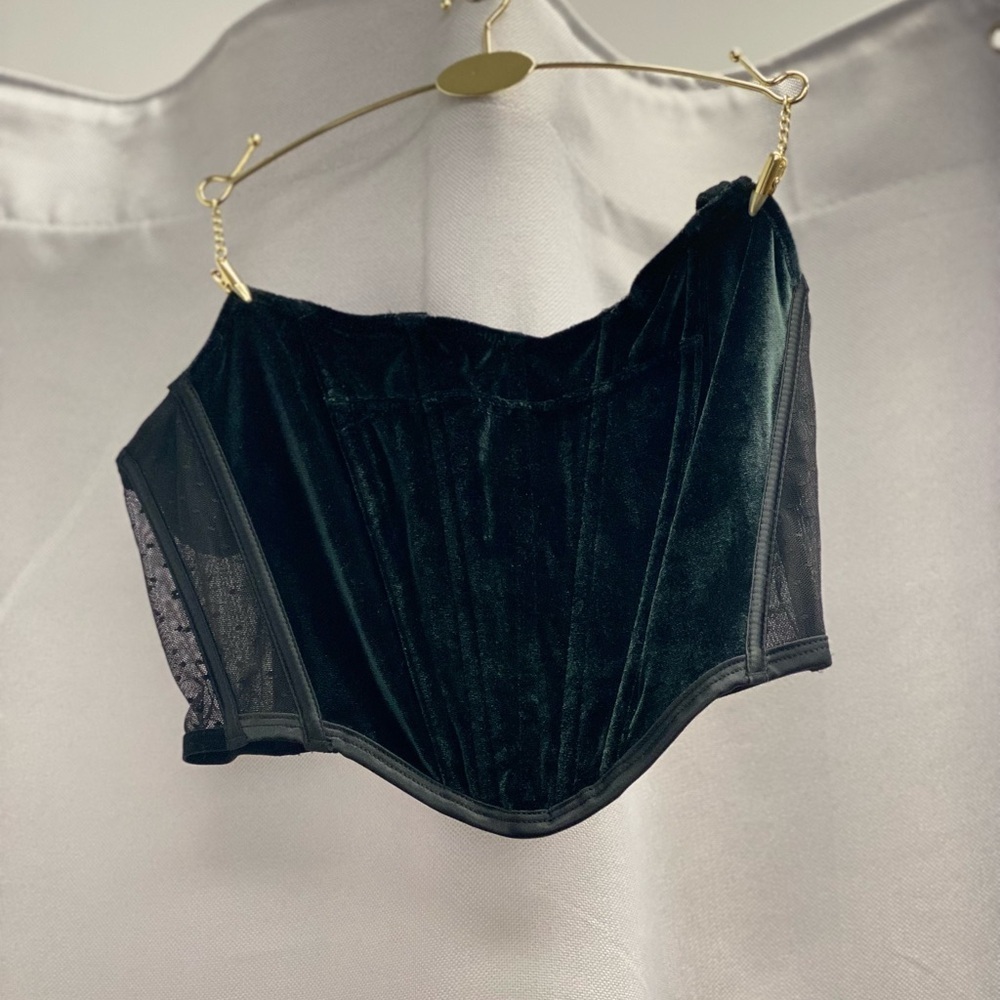 Victoria's Secret Dark Green Corset - Picture 3 of 5